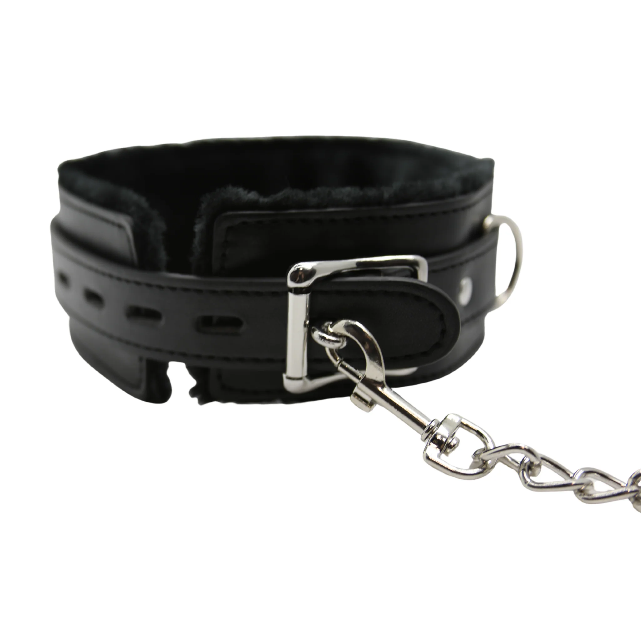 Fetish Bondage Collar and Leash - Image 5