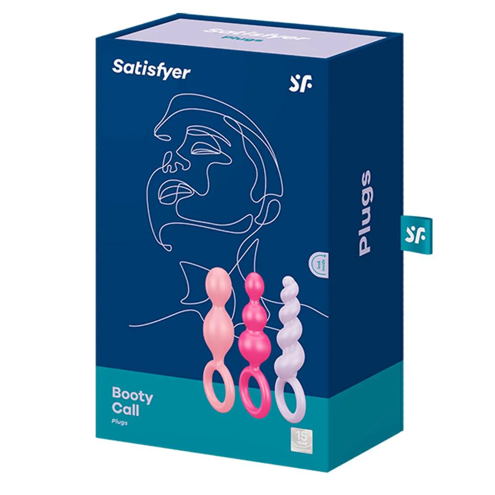 Satisfyer Set Of 3 Silicone Textured Anal Plugs - Image 5